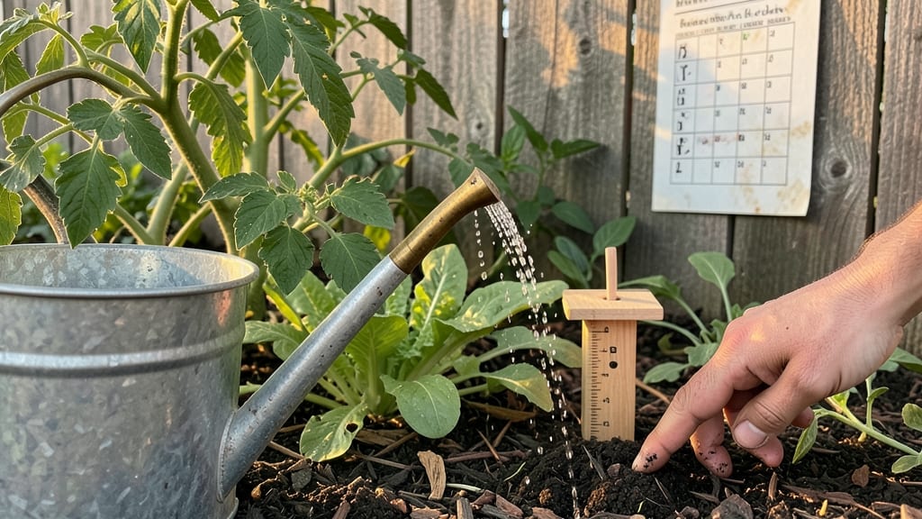 How Often Should You Water a Veggie Garden: Soil-Moisture Tests That Prevent Overwatering