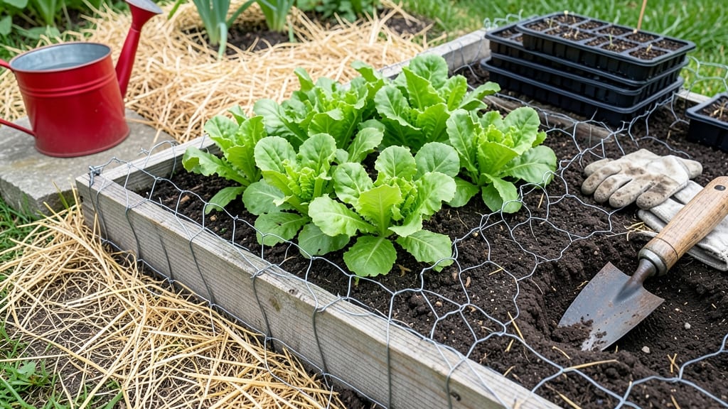 Chicken Wire Vegetable Garden: Build Raised Beds in 1 Hour Without Digging