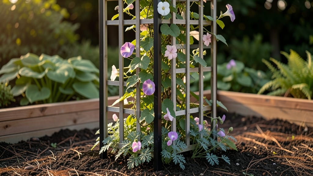Garden Bed Trellis Ideas: Space-Saving Designs for Climbing Plants and Vertical Gardens