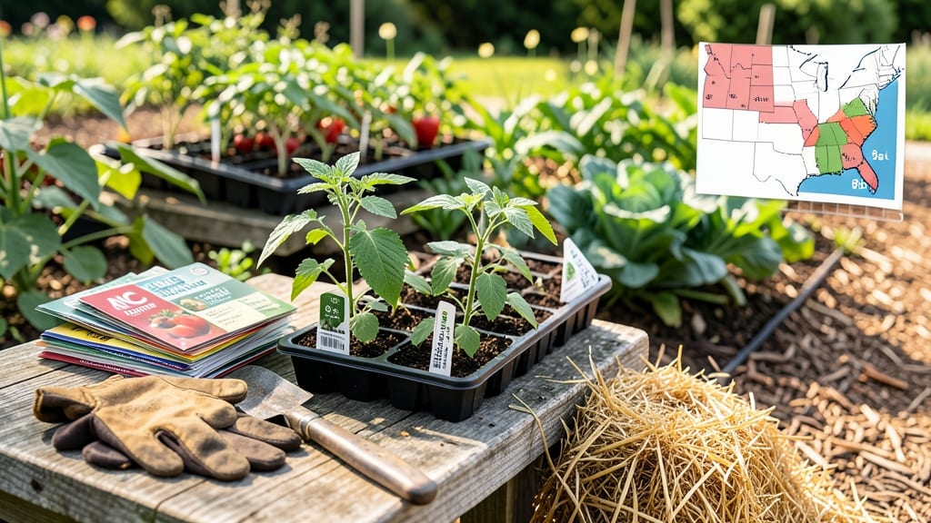 When to Plant a Vegetable Garden in NC: Zone 7a-8b Deadlines for Frost-Free Success