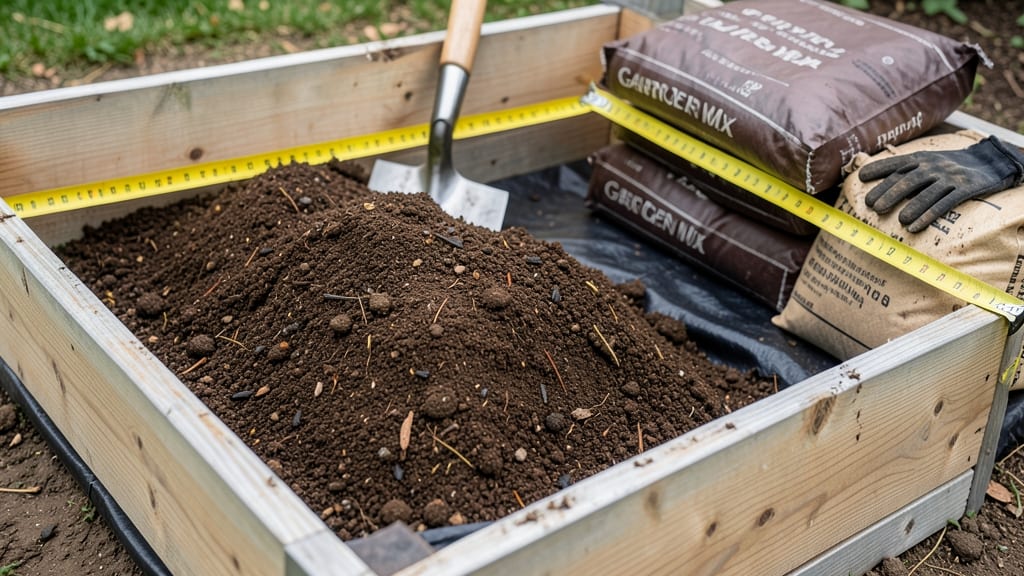 How Much Soil to Fill a Raised Garden Bed: Calculated Depths by Plant Type and Square Footage