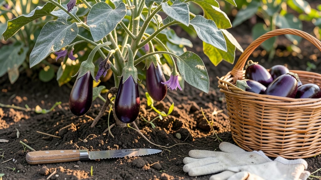 When to Pick Eggplant From Your Garden: Firm Skin and Glossy Glow