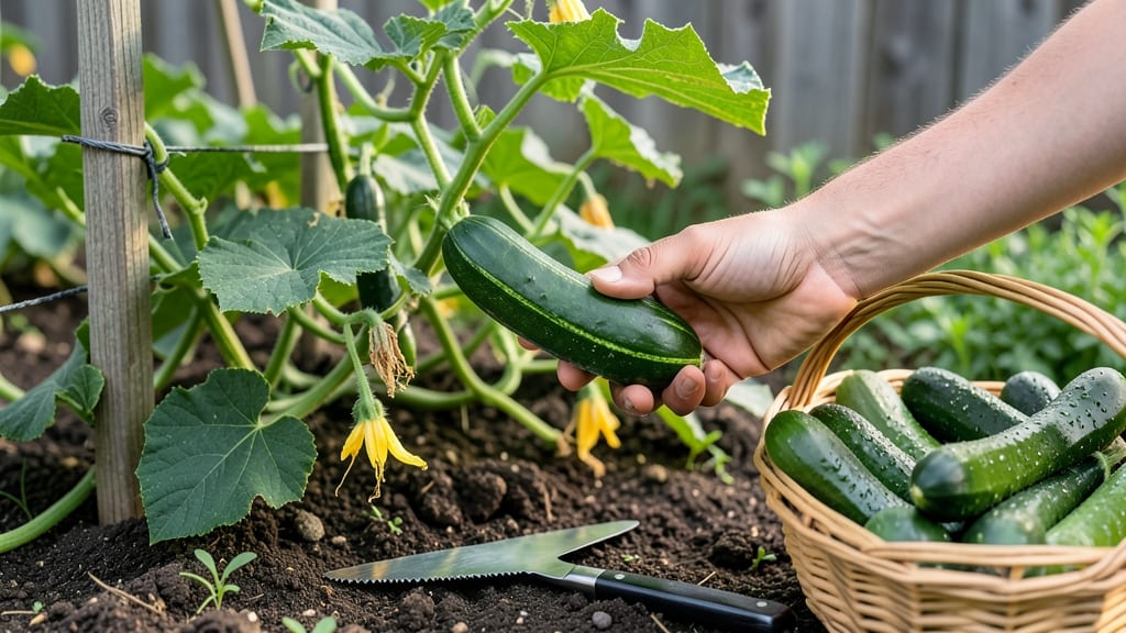 When to Pick Cucumbers From Garden: 3 Signs for Peak Freshness