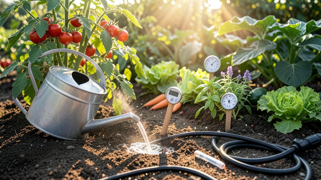 Best Time of Day to Water Vegetable Garden: Cool Hours Maximize Growth and Save Water