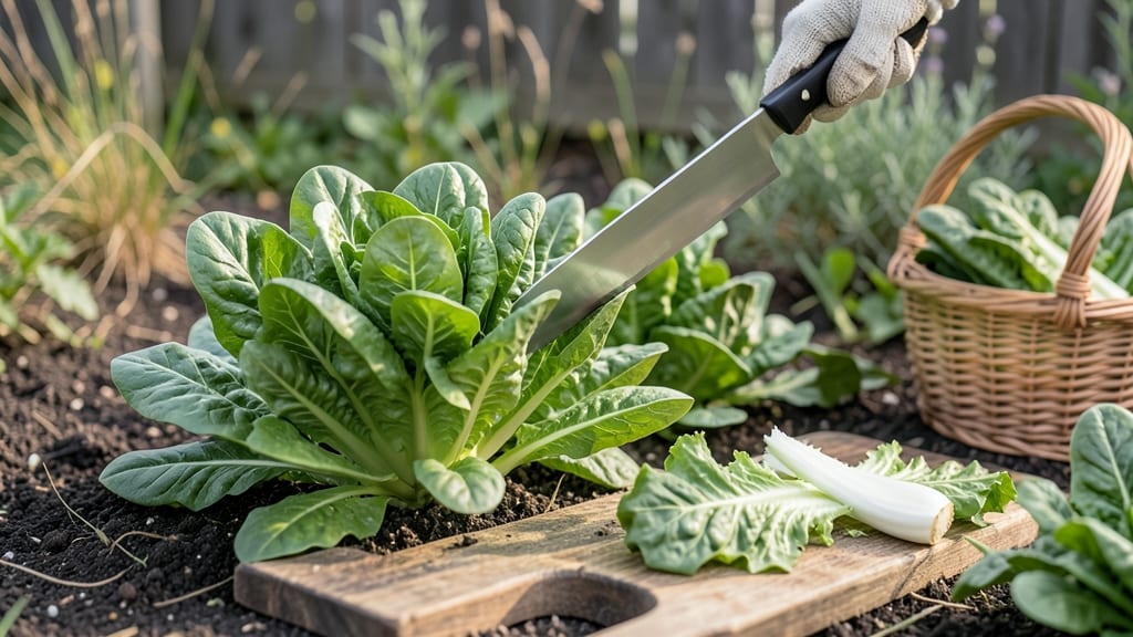 How to Harvest Romaine Lettuce from Garden: When Leaves Hit 8-12 Inches (Perfect Picking Guide)