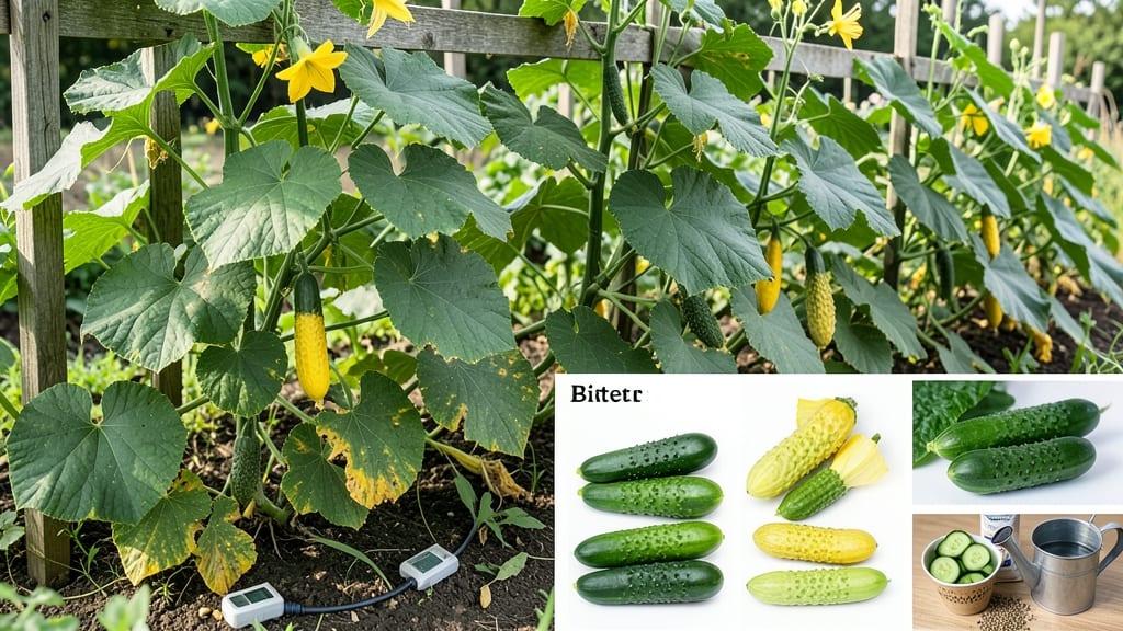 Why Are My Garden Cucumbers Bitter: Fix Overripe or Stressed Plants Fast