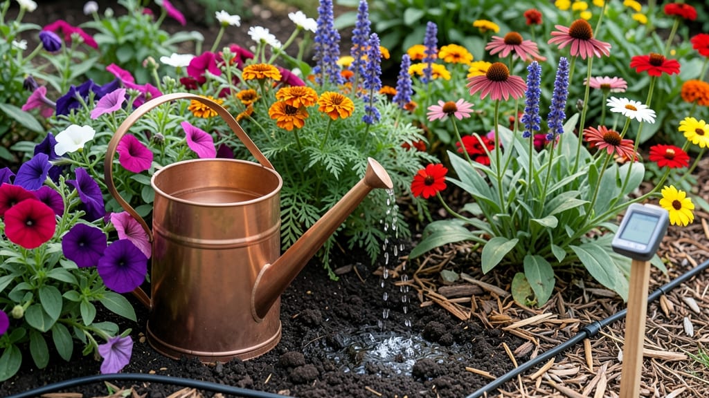 How Often to Water a Flower Garden: Seasonal Schedule by Plant Type