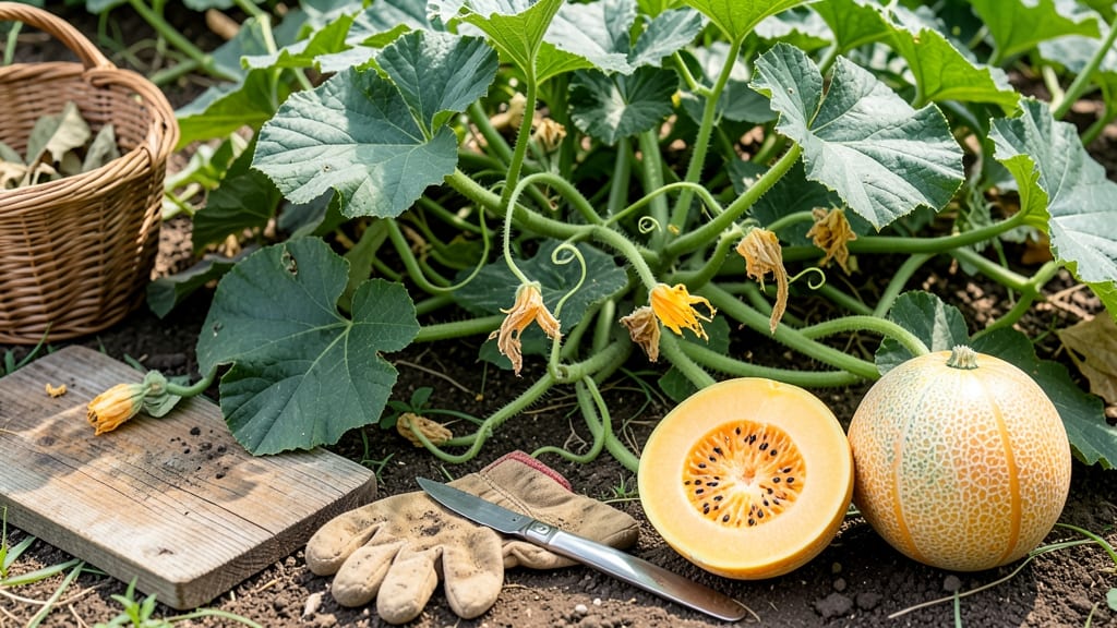 When to Pick Cantaloupe From Your Garden: 3 Signs of Peak Ripeness You Can’t Miss