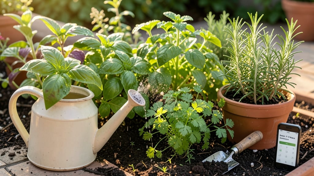 How Often to Water an Herb Garden: Soil-Moisture Test That Saves Plants