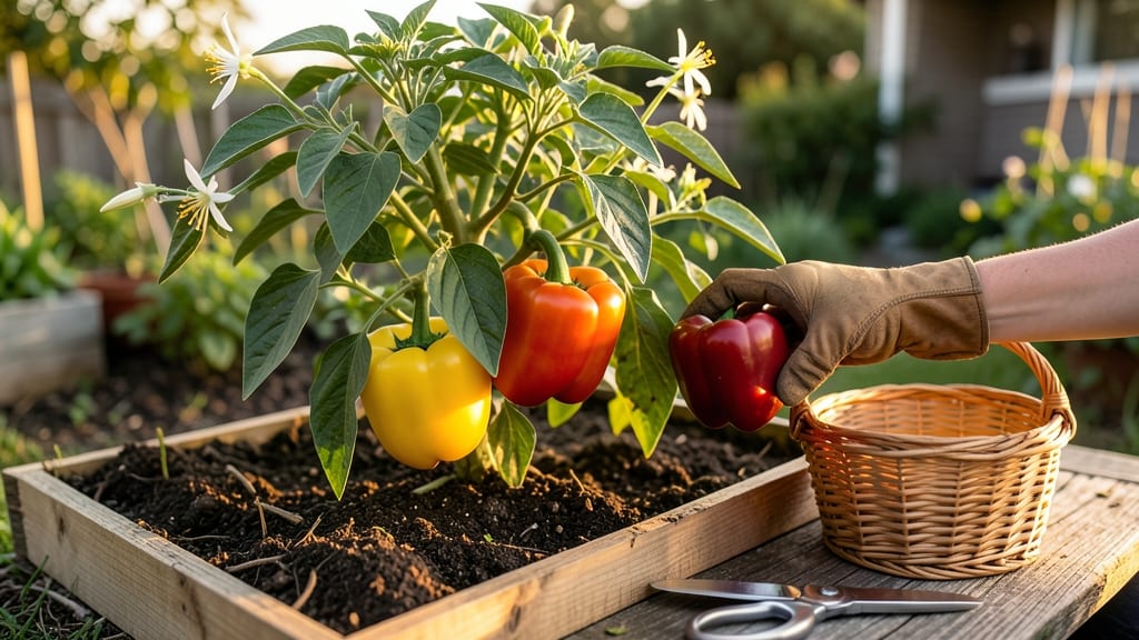 When to Pick Peppers From Garden: 3 Visual Cues for Perfect Ripeness
